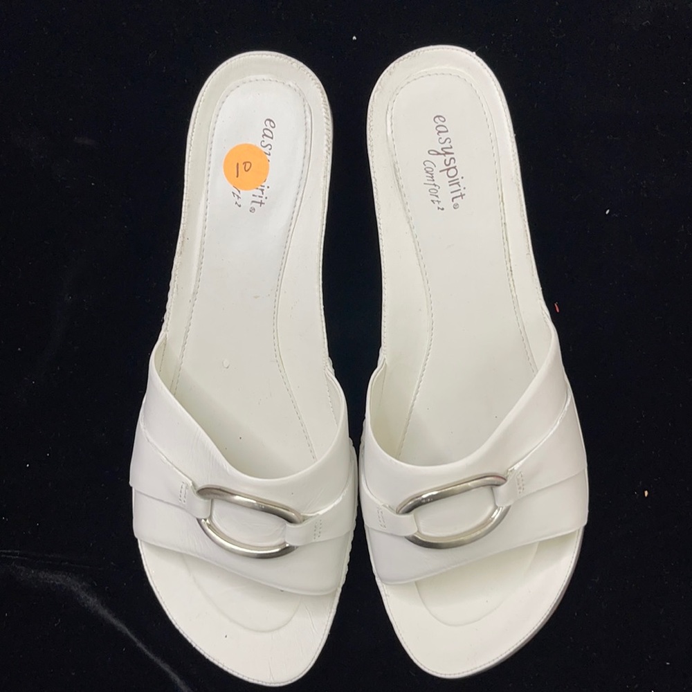 White sandals